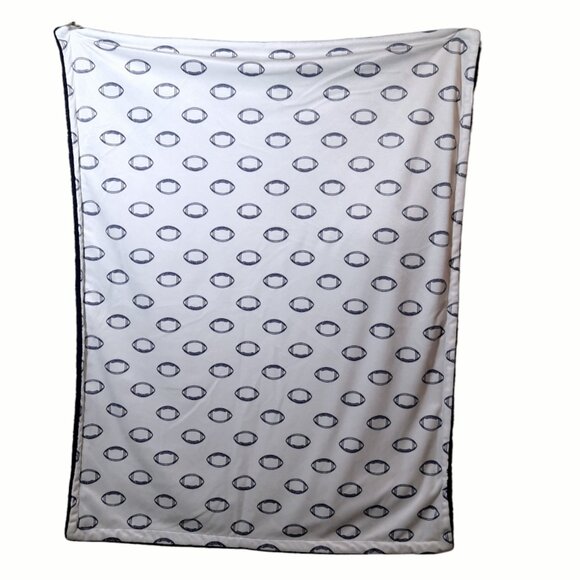 Hudson Baby HB Football Sherpa Sports Security Lovey Baby Blanket 30" X 39" - Picture 2 of 4